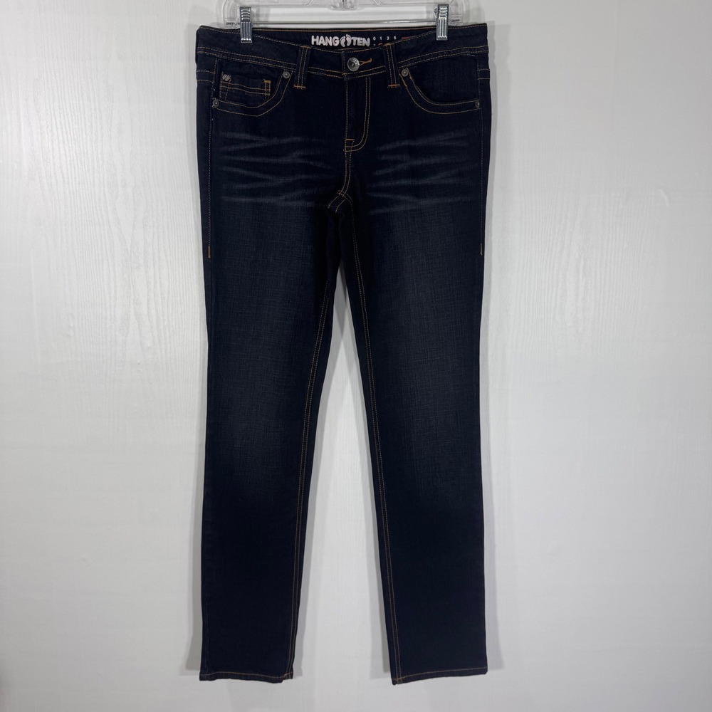 Hang Ten Skinny Jeans Size 9 Dark Wash Stretch‎ Denim Women's Casual